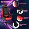Goplus Gaming Chair 360° Swivel Computer Reclining Height Adjustable 4D Armrest Red